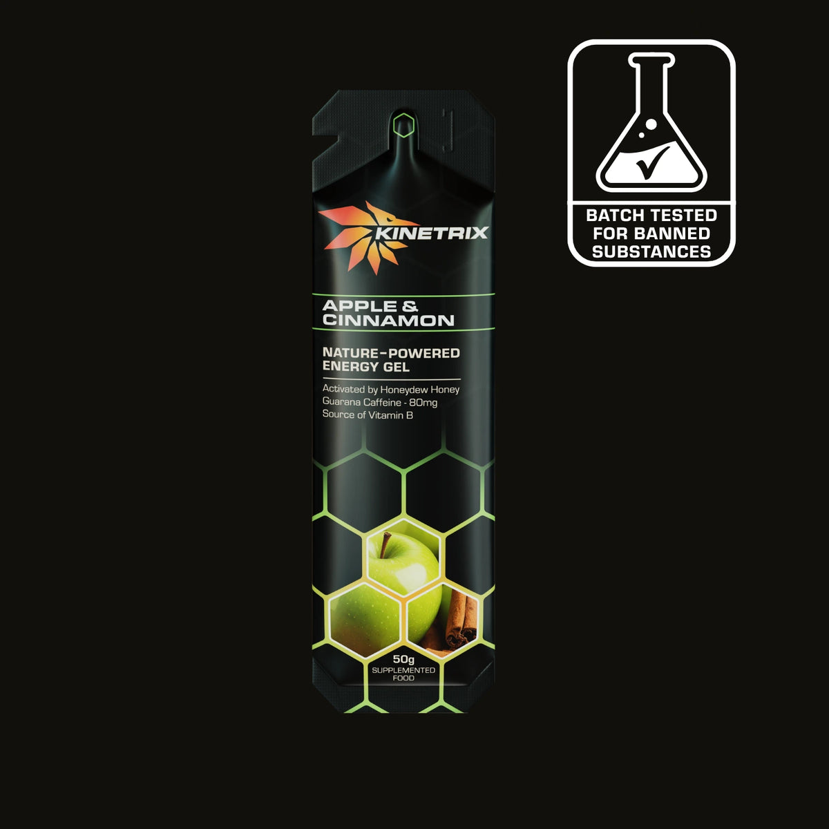 Prohibited Substances Tested Kinetrix Endurance Energy Gel 50g