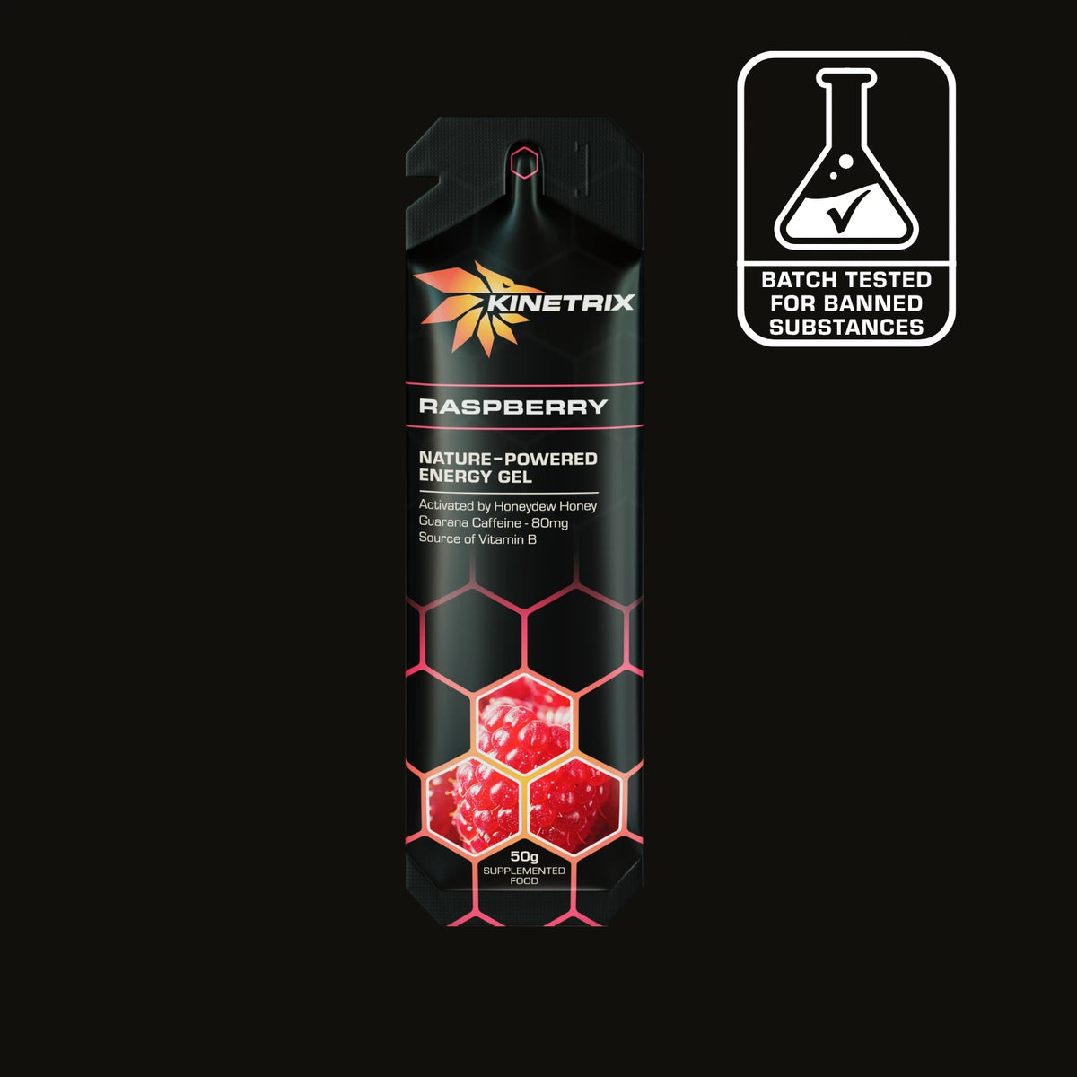 Prohibited Substances Tested Kinetrix Endurance Energy Gel 50g
